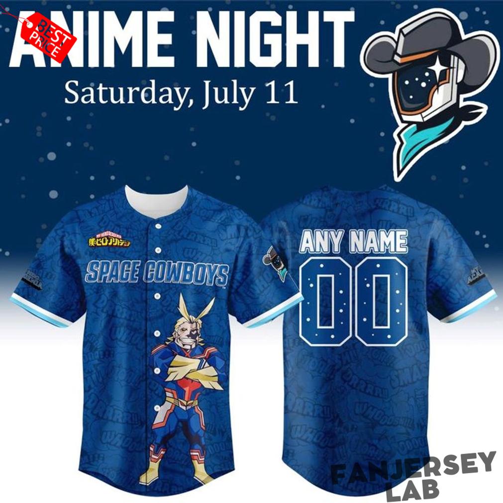 Sugar Land Space Cowboys x Anime Night 2026 Custom Baseball Jersey Sugar Land Space Cowboys x Anime Night 2026 Custom Baseball Jersey