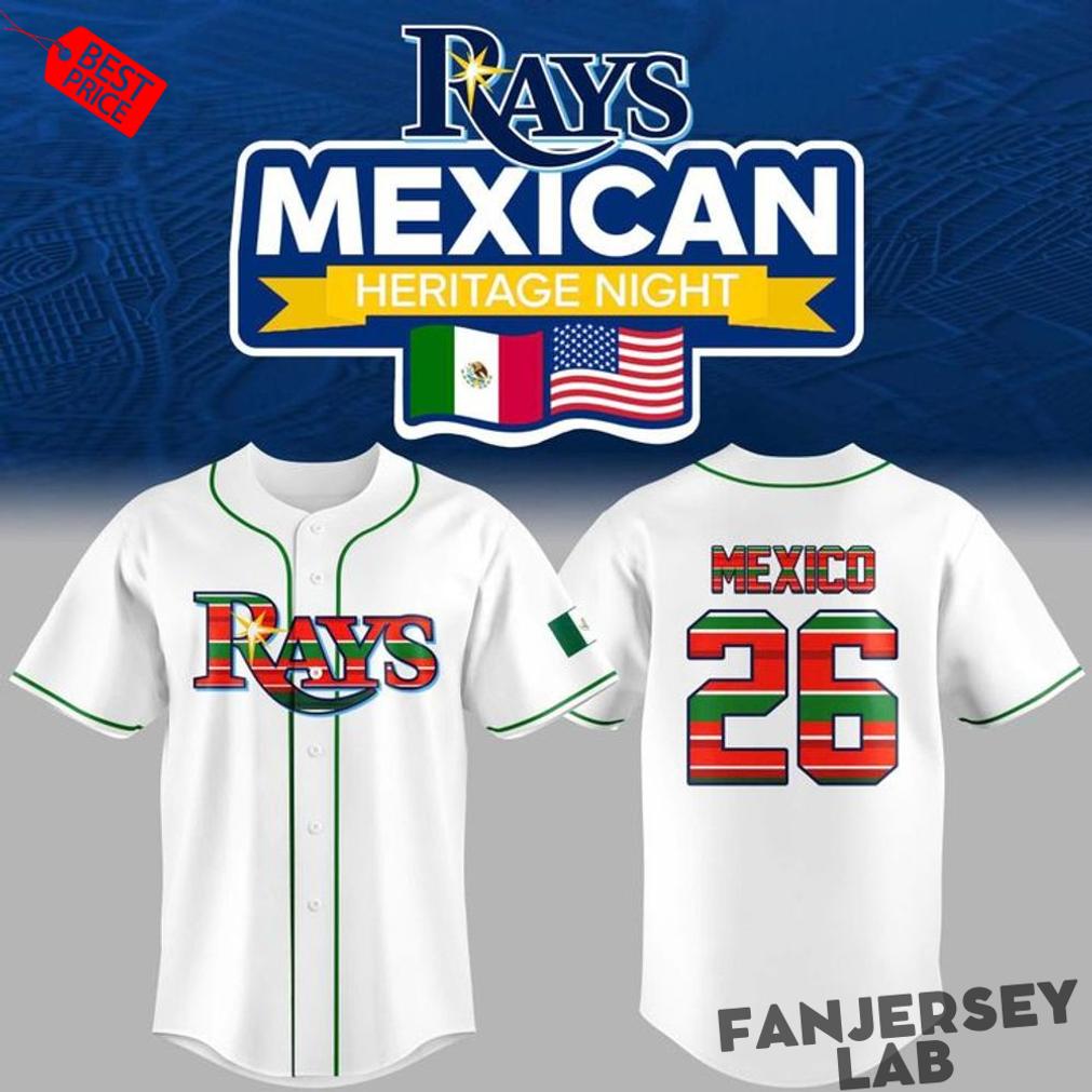 Tampa Bay Rays 2026 Mexican Heritage Special Baseball Jersey Tampa Bay Rays 2026 Mexican Heritage Special Baseball Jersey