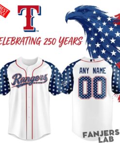 Texas Rangers Americas 250th Baseball Jersey