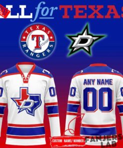 Texas Rangers x Dallas Stars Night 2026 Hockey Jersey