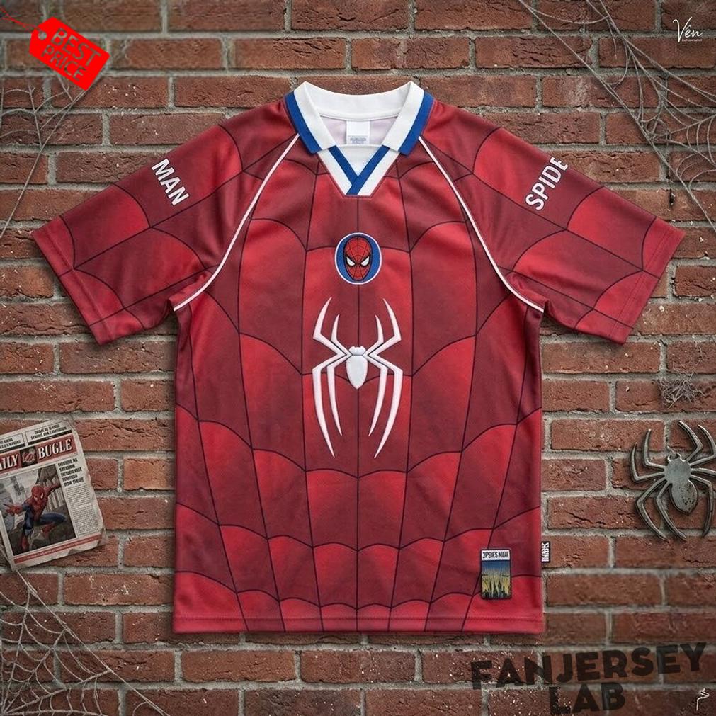 Tom Holland x Joselu Spider Man Polo Style Jersey Tom Holland x Joselu Spider Man Polo Style Jersey