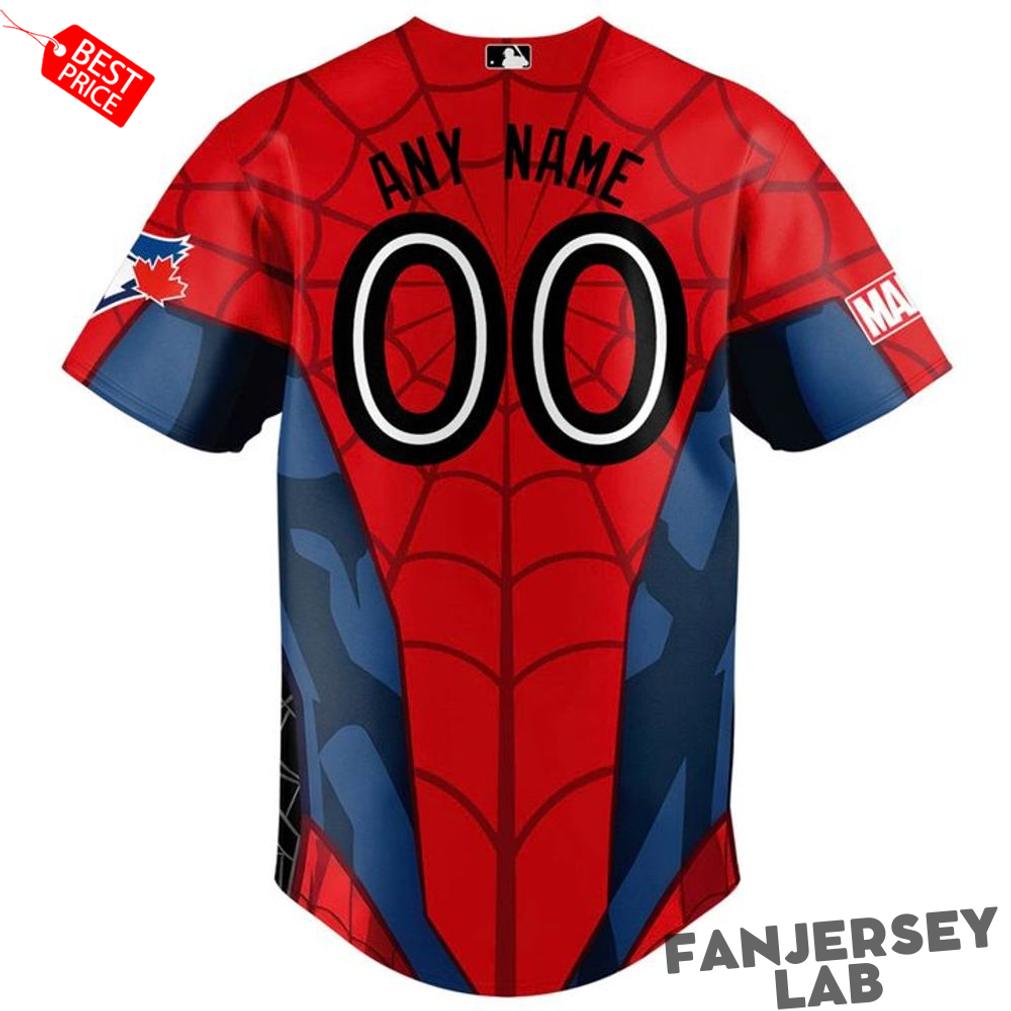 Toronto Blue Jays x Spider-Man Brand New Day 2026 Baseball Jersey Toronto Blue Jays x Spider-Man Brand New Day 2026 Baseball Jersey
