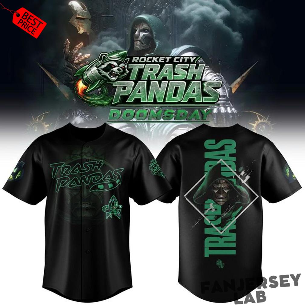 Rocket City Trash Pandas x Avengers Doomsday Baseball Jersey Rocket City Trash Pandas x Avengers Doomsday Baseball Jersey