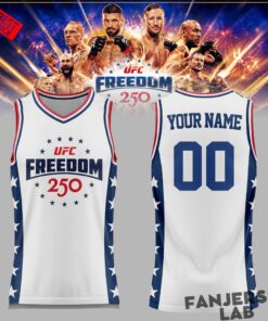 UFC Freedom 250 White House Custom Basketball Jersey