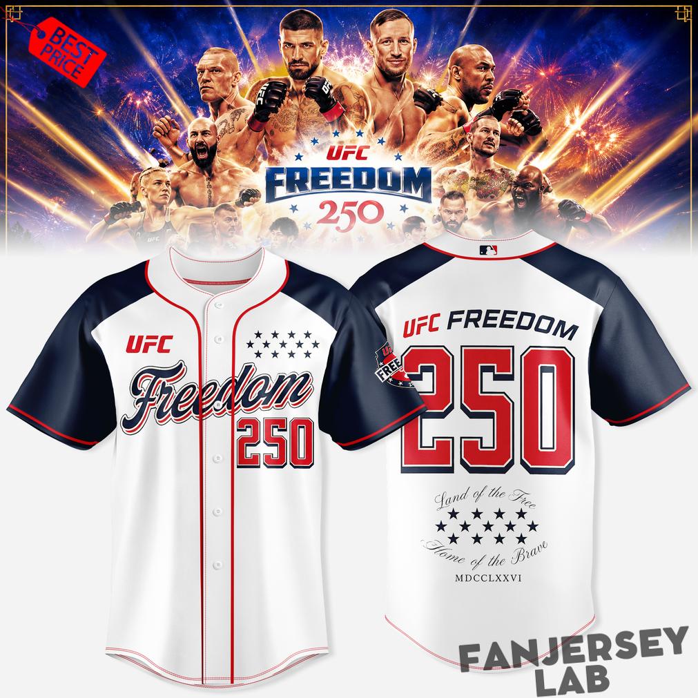 UFC Freedom 250 White House Exclusive Baseball Jersey UFC Freedom 250 White House Exclusive Baseball Jersey