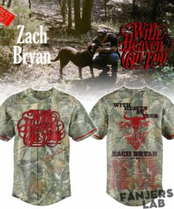 Zach Bryan With Heaven On Tour 2026 Baseball Jersey