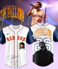J. Cole The Fall Off Tour Red Sox Premium Baseball Jersey – Classic Fan Style