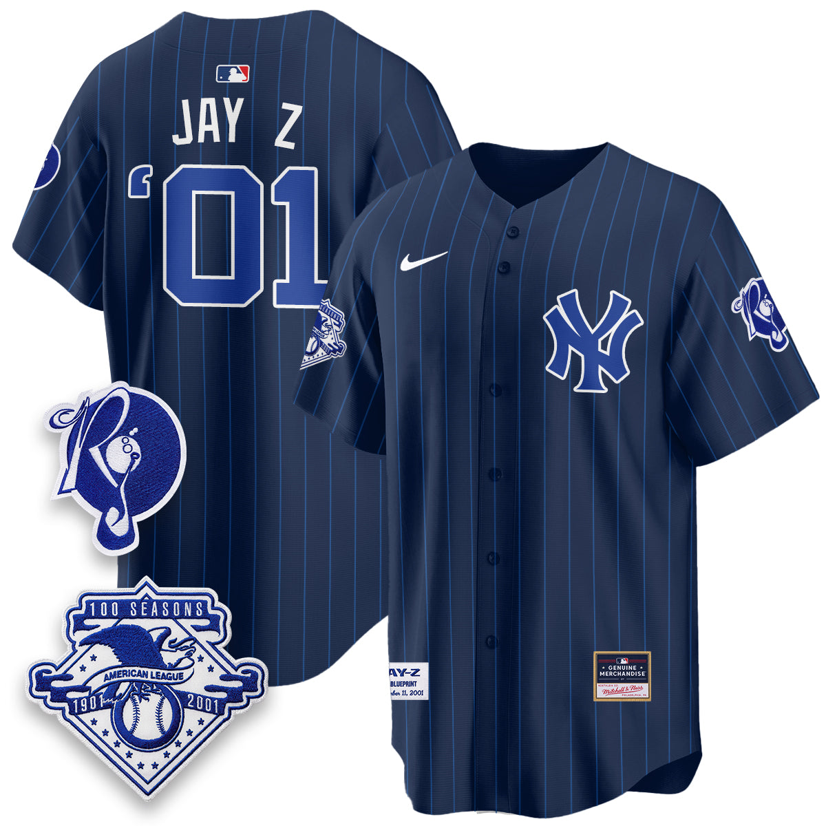 NYY x Jay Z Edition Vapor Black Jersey NYY x Jay Z Edition Vapor Black Jersey