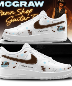 Tim McGraw Pawn Shop Guitar Tour 2026 At Bethel, NY AF1 Sneakers v1