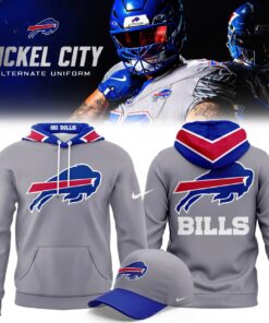 Buffalo Bills Nickel City Alternate Game Gray Hoodie
