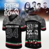 System of a Down “Europe / UK Stadium Tour 2026” signed Football Jersey v8