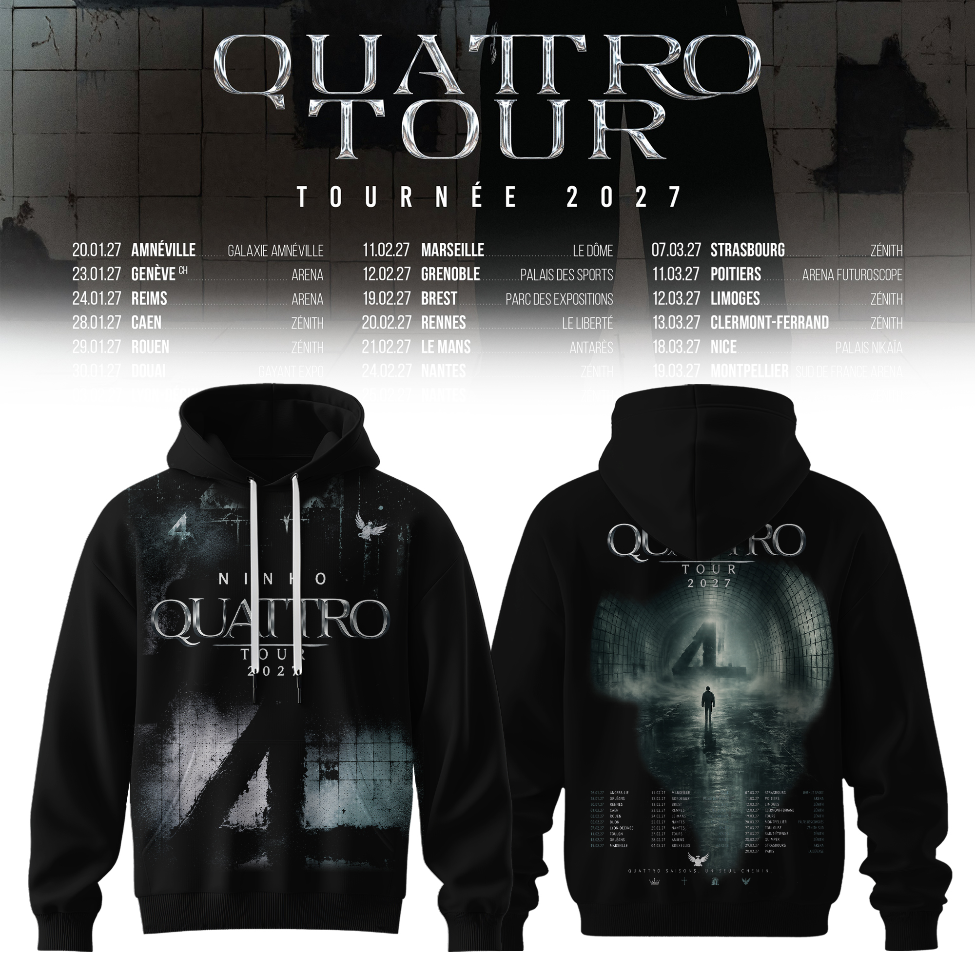 NINHO QUATTRO TOUR 2027 – Hoodie v6 NINHO QUATTRO TOUR 2027 – Hoodie v6