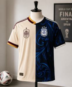 Spain vs Argentina World Cup 2026 Final Split Design Away Football Jersey Limited Edition Spain vs Argentina World Cup 2026 Final Split Design Away Football Jersey Limited Edition