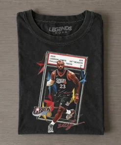 LeBron James 76ers Special Black Shirt