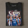Philadelphia 76ers Team Graphic Blue Jersey T-Shirt