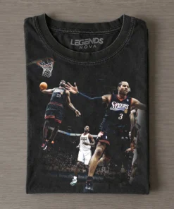 LeBron James & Allen Iverson 76ers Funny Tee