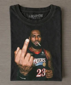 LeBron James Philadelphia 76ers Smoke Graphic Tee