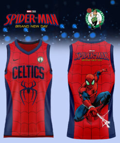 Boston Celtics x Spider-Man Brand New Day 2026 Special Jersey