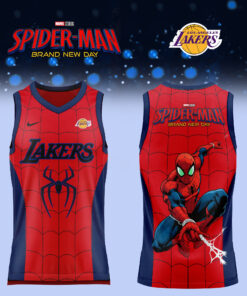 LA Lakers x Spider-Man Brand New Day 2026 Special Jersey