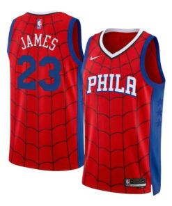Philadelphia 76ers LeBron James #23 x Spider-Man Brand New Day Vapor Jersey
