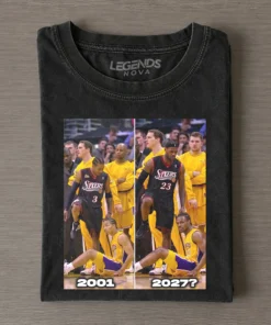 Iverson & LeBron Legend Step Over Comparison Tee