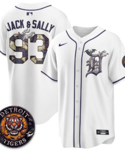 Detroit Tigers Halloween Nightmare Edition Vapor Custom Jersey
