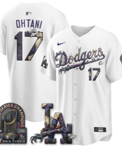 Los Angeles Dodgers Nightmare Halloween Edition Baseball Jersey