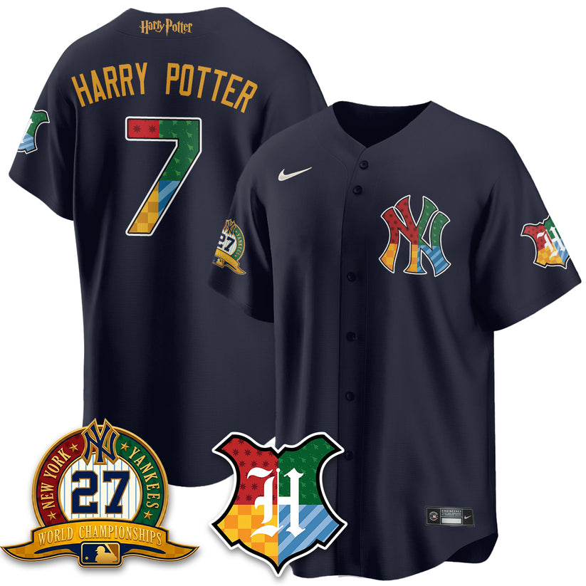 New York Yankees x Harry Potter “The Lightning Bolt Wizard” Edition Vapor Jersey New York Yankees x Harry Potter “The Lightning Bolt Wizard” Edition Vapor Jersey