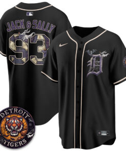 Detroit Tigers Halloween Nightmare Edition Vapor Custom Jersey