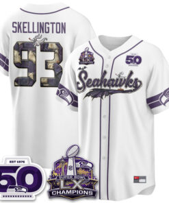 Seattle Seahawks Nightmare Halloween Edition Baseball Jersey