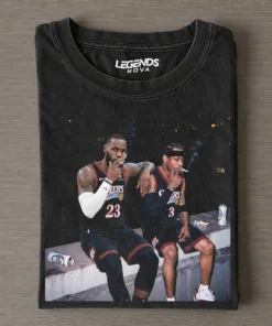 LeBron James & Allen Iverson Smoke Tee
