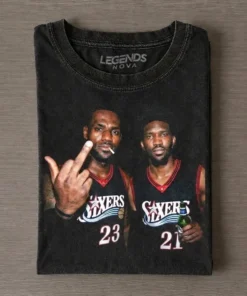 LeBron James & Embiid Philadelphia 76ers Tee