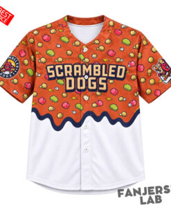 2026 Columbus Clingstones Scrambled Dogs Jersey Columbus Clingstones Merch Baseball