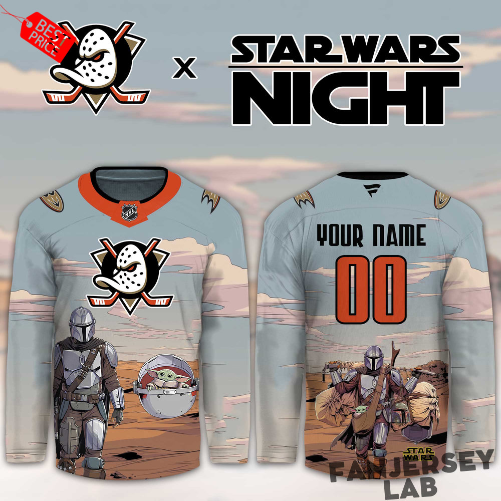 Anaheim Ducks Star Wars Night Limited Personalized Hockey Jersey Anaheim Ducks Star Wars Night Limited Personalized Hockey Jersey