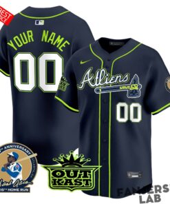 Atlanta Braves Atliens & Hank Aaron Limited Custom Jersey