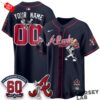Atlanta Braves Salute to Service 2026 Custom Baseball Jersey
