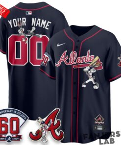 Atlanta Braves x Bunny Custom Baseball Jersey