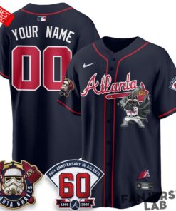 Atlanta Braves x Star Wars Darth Vader Custom Baseball Jersey