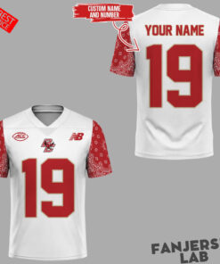 Boston College Eagles Red Bandana For Welles Custom Football Jersey