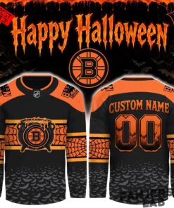 Boston Bruins x Halloween Day ’26 Custom Hockey Jersey