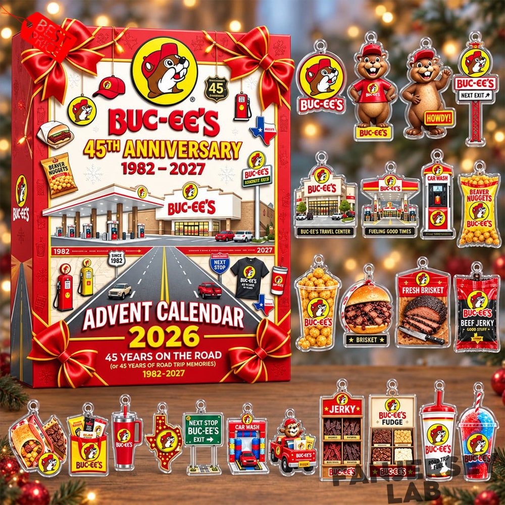 Buc-ee’s 45th Anniversary Christmas Countdown Advent Calendar Buc-ee’s 45th Anniversary Christmas Countdown Advent Calendar