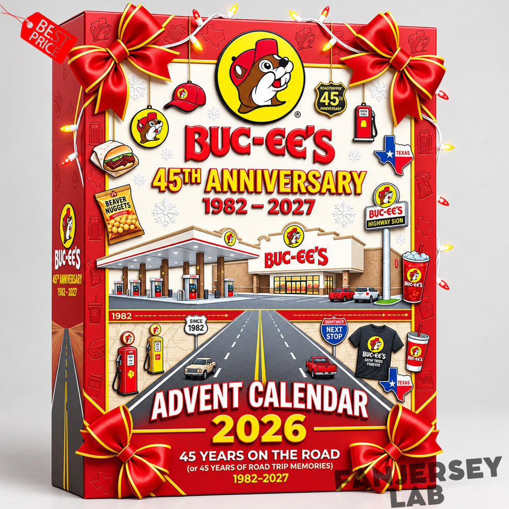 Buc-ee’s 45th Anniversary Christmas Countdown Advent Calendar Buc-ee’s 45th Anniversary Christmas Countdown Advent Calendar