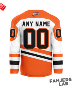 Buffalo Bandits Personalized White Hockey Jersey