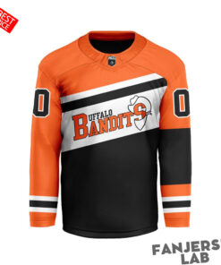 Buffalo Bandits Personalized White Hockey Jersey