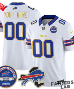 Buffalo Bills 2026 Gold Trim Edition Vapor Custom Football Jersey Buffalo Bills 2026 Gold Trim Edition Vapor Custom Football Jersey