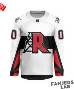 Calgary Roughnecks Personalized White Hockey Jersey