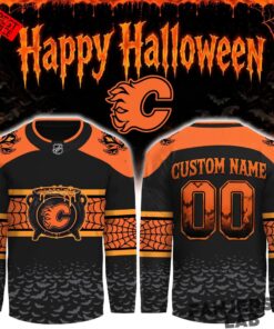 Calgary Flames x Halloween Day ’26 Custom Hockey Jersey