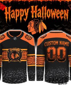 Chicago Blackhawks x Halloween Day ’26 Custom Hockey Jersey