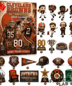 Cleveland Browns 80th Anniversary 1946-2026 Advent Calendar