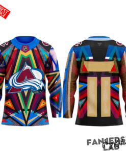 Colorado Avalanche 2026 Black Excellence Month Rob Hill HFN Hockey Jersey